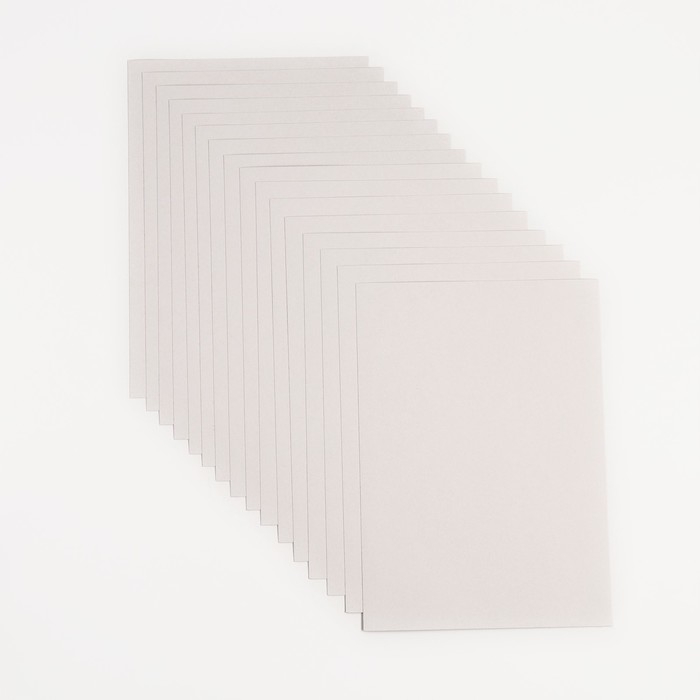 Картон белый, А4, 16 листов, немелованный, односторонний, в папке, 220, г/м&sup2;, Смешарики