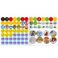 Книга с наклейками &laquo;Берегись автомобиля!&raquo;, 16 стр.