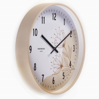 Часы настенные, серия: Интерьер, "Цветы", плавный ход, d-30.5 см Часы настенные, серия: Интерьер, "Цветы", плавный ход, d-30.5 см