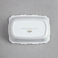 Форма для запекания, 1.1 л, прямоугольная, фарфор, Иран Форма для запекания, 1.1 л, прямоугольная, фарфор, Иран