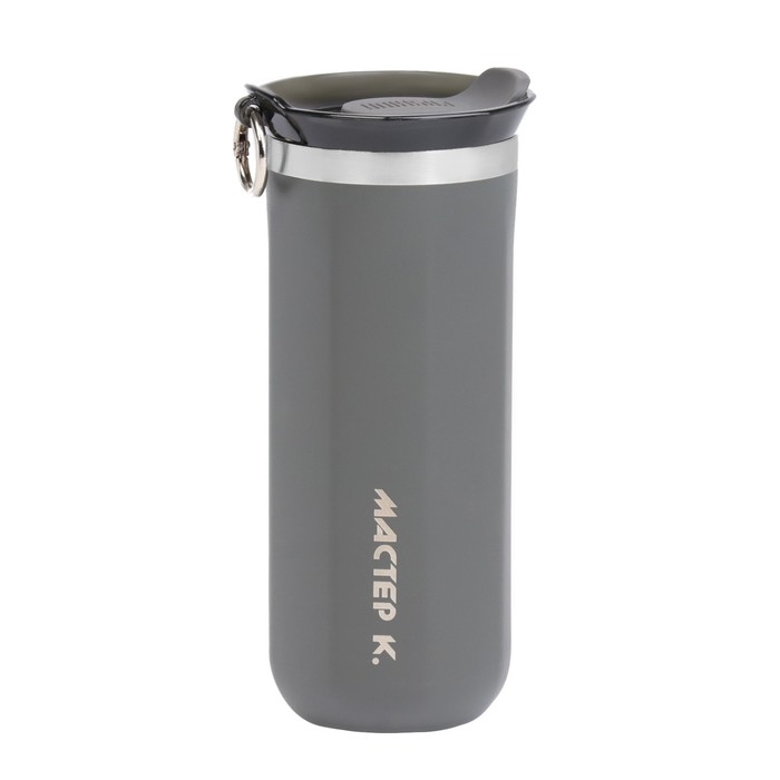 Термокружка, 450 мл, Sсhool Термокружка, 450 мл, Sсhool "Мастер К", сохраняет тепло до 6 ч, серая