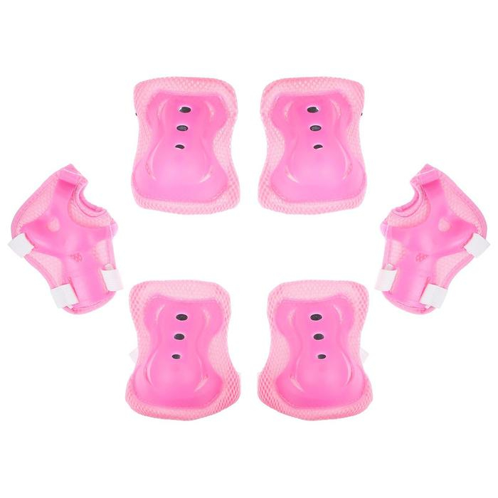 Защита роликовая ONLYTOP OT-2020, р. L, цвет розовый