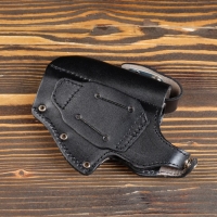 Кобура поясная под ПМ "Волк" со скобой, с зап.обоймой, кожа Кобура поясная под ПМ "Волк" со скобой, с зап.обоймой, кожа