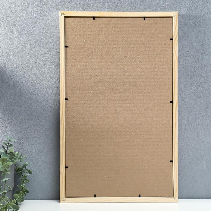 Фоторамка 30х50 см белое дерево № 5 Фоторамка 30х50 см белое дерево № 5