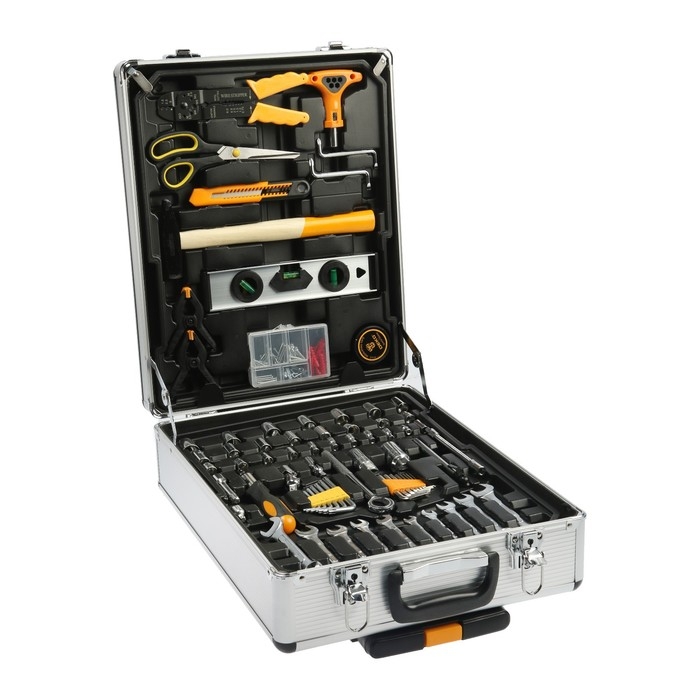 Набор инструментов для авто и дома DEKO DKMT187, металлический кейс, 187 предметов Набор инструментов для авто и дома DEKO DKMT187, металлический кейс, 187 предметов