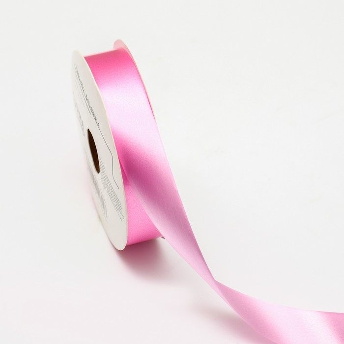 Новый год. Лента для декора и подарков, розовая, 2 см х 45 м Новый год. Лента для декора и подарков, розовая, 2 см х 45 м