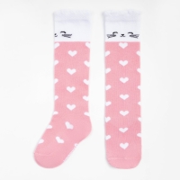 Гольфы детские Крошка Я «Котик» 14-16 см, цвет розовый Гольфы детские Крошка Я «Котик» 14-16 см, цвет розовый