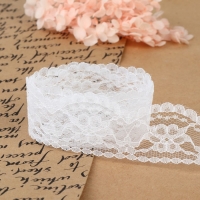 Кружево капроновое, 35 мм × 10 ± 1 м, цвет белый Кружево капроновое, 35 мм × 10 ± 1 м, цвет белый