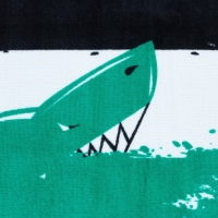 Полотенце LoveLife "Акулы" 70х140 см, велюр/махра 340гр/м2, 100% хлопок Полотенце LoveLife "Акулы" 70х140 см, велюр/махра 340гр/м2, 100% хлопок