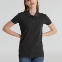 Рубашка поло женская Phoenix Women темно-серый меланж, размер L