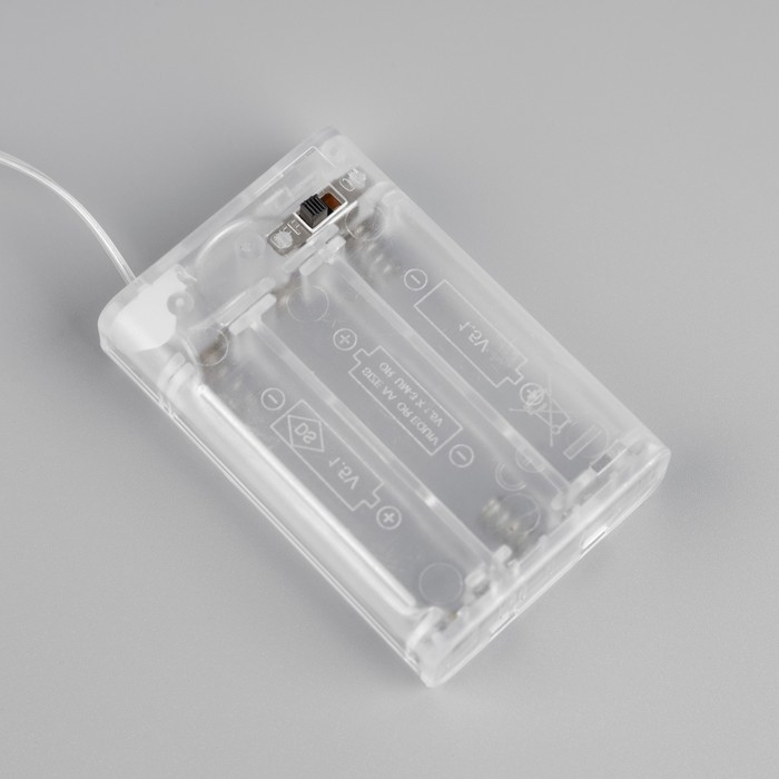 Светодиодная лента Luazon Lighting 1 м, IP20, SMD2835, 30 LED/м, 3хААА, 3000К Светодиодная лента Luazon Lighting 1 м, IP20, SMD2835, 30 LED/м, 3хААА, 3000К