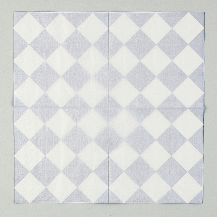 Салфетки бумажные «Синие ромбики» 33х33 см, набор 20 шт. Салфетки бумажные «Синие ромбики» 33х33 см, набор 20 шт.