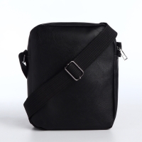 Сумка мужская на молнии, цвет чёрный Сумка мужская на молнии, цвет чёрный