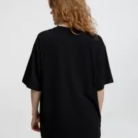 Футболка оверсайз унисекс Lavinia, черная, размер XS/S