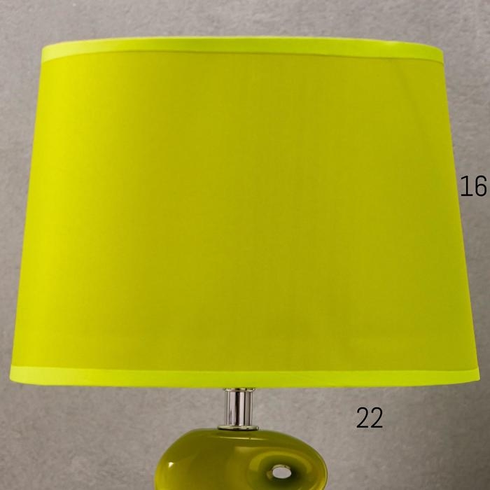 Светильник "Желание" зеленый 1x25W E14 12,5x19,5x31 см RISALUX 3718947