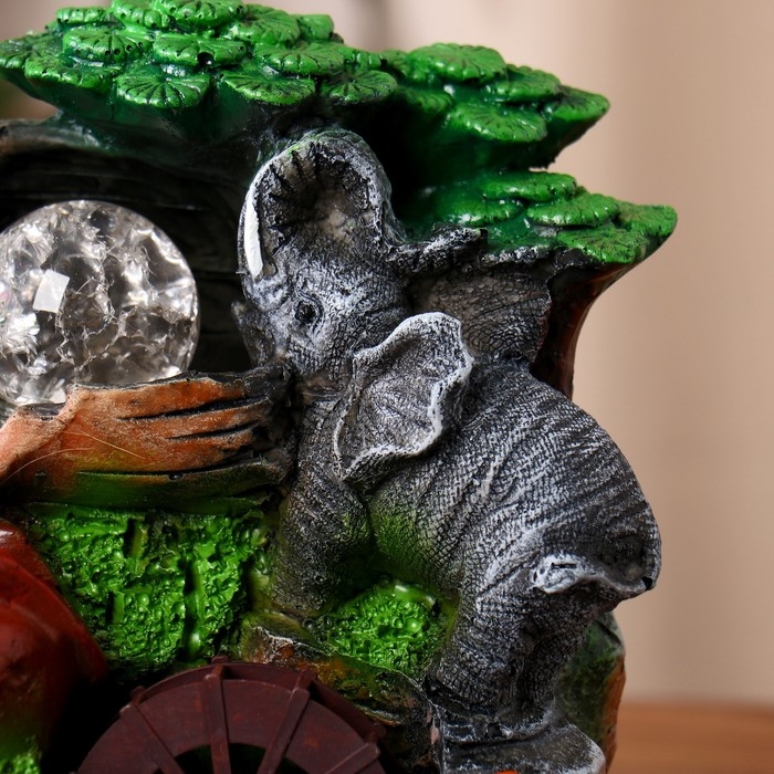 Фонтан Фонтан "Слоник с кувшином" 10х13х18 см (с подсветкой)