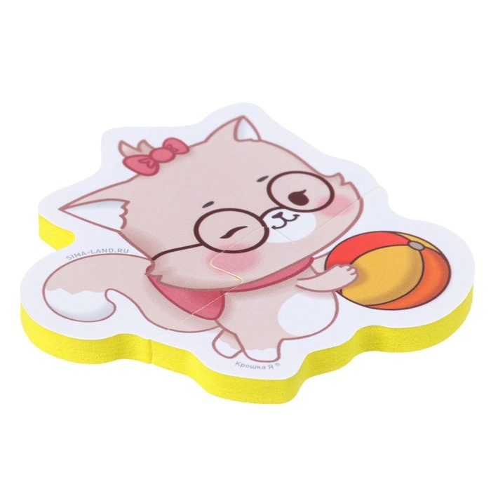 Пазлы для ванны EVA &laquo;Малыши и их игрушки&raquo;, 6 пазл, 12 дет.