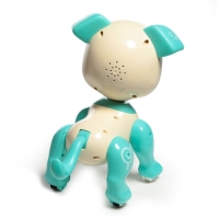 Робот собака «Питомец» IQ BOT, на пульте управления, интерактивный: звук, свет, на батарейках, голубой Робот собака «Питомец» IQ BOT, на пульте управления, интерактивный: звук, свет, на батарейках, голубой