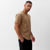 Футболка мужская MINAKU, цвет бежевый, р-р 46-48