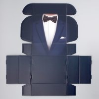 Коробка подарочная складная, упаковка, &laquo;Лучшему мужчине&raquo;, 27 х 21 х 9 см