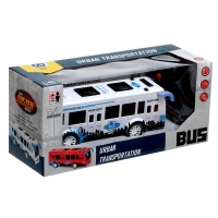 Автобус радиоуправляемый «Городской», 1:40, работает от батареек, цвет белый Автобус радиоуправляемый «Городской», 1:40, работает от батареек, цвет белый