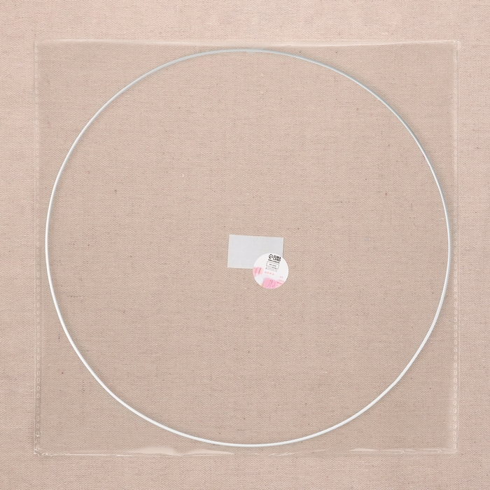 Основа для макраме &laquo;Круг&raquo;, металлическая, d = 40/40,8 см, цвет белый