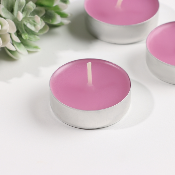 Набор чайных свечей ароматизированных "Сирень", 10гр, 9штук