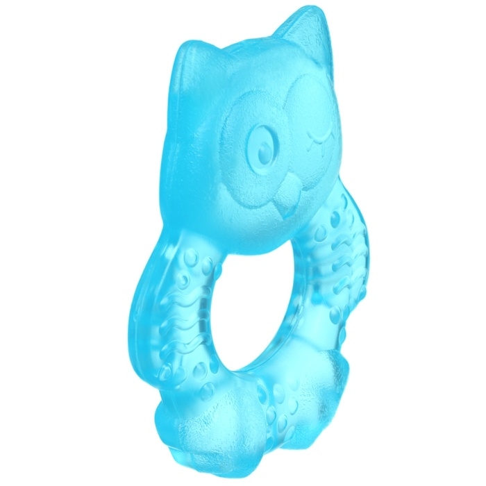 Прорезыватель охлаждающий с водой «Совушка», цвет голубой, Крошка Я Прорезыватель охлаждающий с водой «Совушка», цвет голубой, Крошка Я