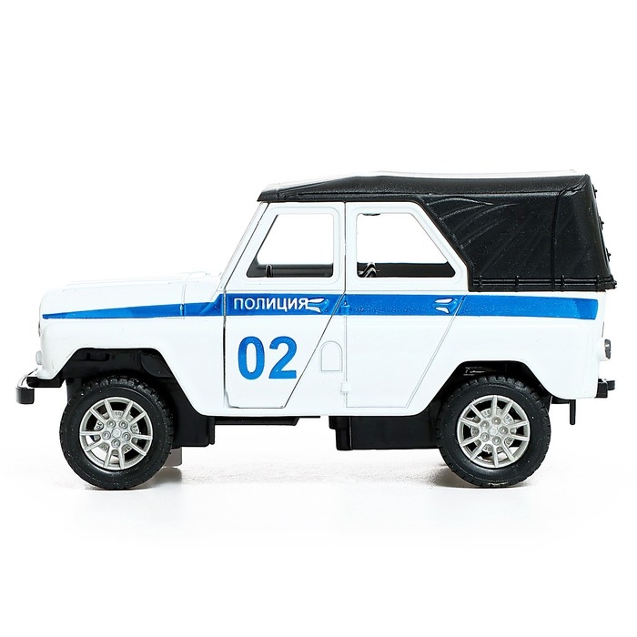 Машина металлическая УАЗ Hunter &laquo;Полиция&raquo;, инерция, 1:32, свет и звук