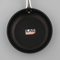 Сковорода из нержавеющей стали LUXSTAHL, d=24 см, h=5 см, капсульное дно, антипригарное покрытие, индукция