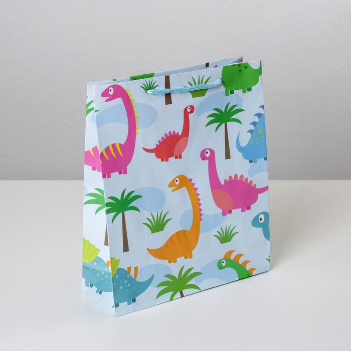 Пакет подарочный ламинированный, упаковка, &laquo;Поздравляю&raquo;, ML 21 х 25 х 8 см