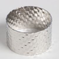 Набор салфеток с декорат. кольцами "White pleasure" 40х40 см - 2 шт, 100% хлопок, саржа 190гр/м2 Набор салфеток с декорат. кольцами "White pleasure" 40х40 см - 2 шт, 100% хлопок, саржа 190гр/м2