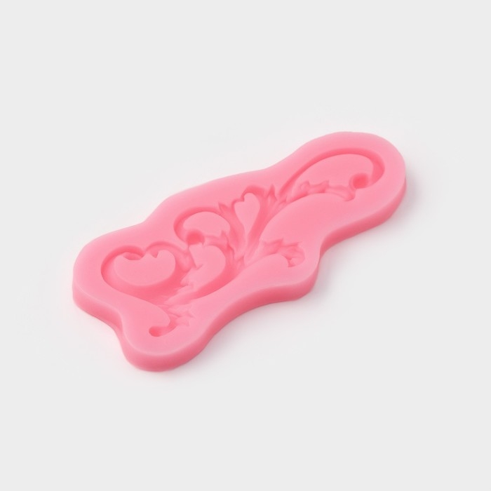 Молд Доляна &laquo;Узор&raquo;, силикон, 12&times;5,5 см, цвет МИКС