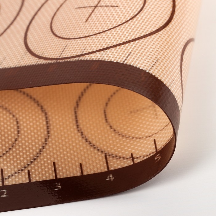 Силиконовый коврик для макаронс армированный «Макарон. Плюс», 42×29,5 см Силиконовый коврик для макаронс армированный «Макарон. Плюс», 42×29,5 см