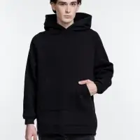 Худи унисекс оверсайз Easy Street, черное, размер M/L