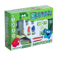 Микроскоп &laquo;Эврики&raquo;, световые эффекты, сменные линзы, увеличение x100, x300, x600