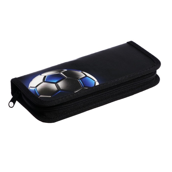 Пенал 1 секция, 90 х 195 х 25 мм, Calligrata Пенал 1 секция, 90 х 195 х 25 мм, Calligrata "Мяч", ламинированный картон