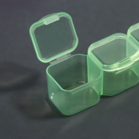 Органайзер для декора, 7 блоков, 4 ячейки, 17,5 × 10,5 × 2,5 см, разноцветный Органайзер для декора, 7 блоков, 4 ячейки, 17,5 × 10,5 × 2,5 см, разноцветный