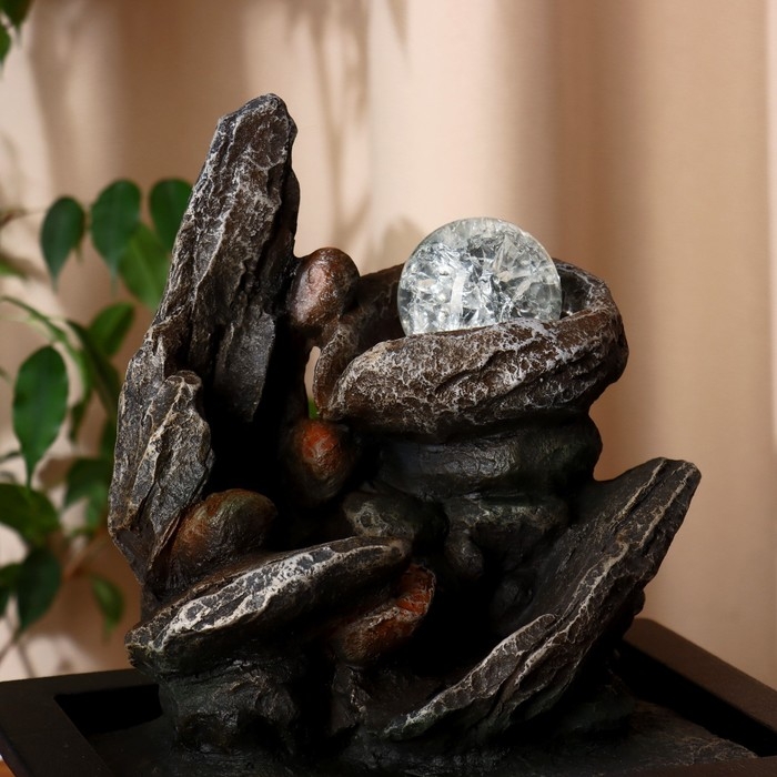 Фонтан Фонтан "Томирис" скалы, 18х25 см (с подсветкой)