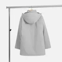 Куртка-парка унисекс Sfera, светло-серая, размер S