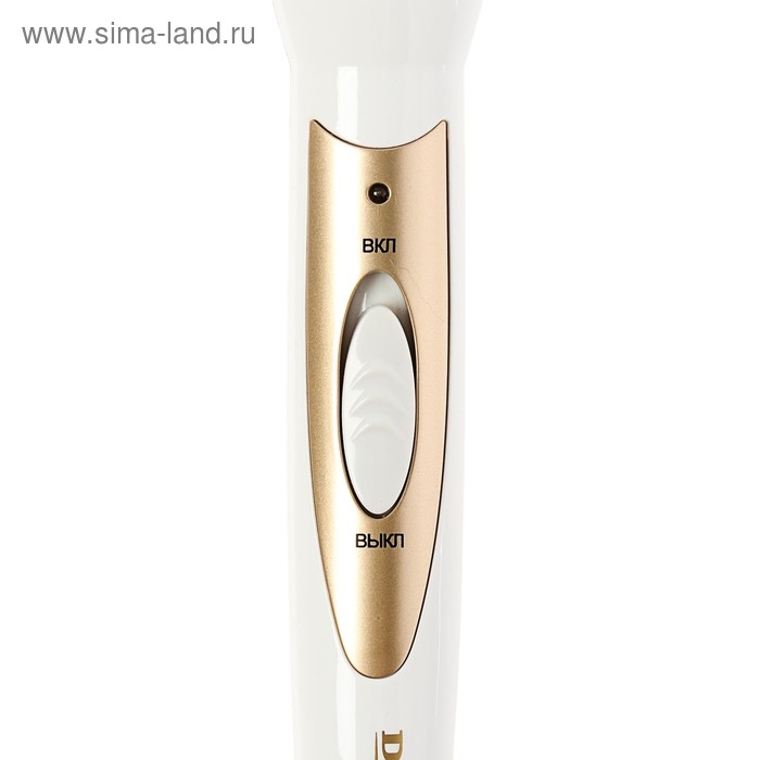 Плойка DELTA LUX DL-0628, 25 Вт, керамическое покрытие, d=13-25 мм, до 180°С, белая Плойка DELTA LUX DL-0628, 25 Вт, керамическое покрытие, d=13-25 мм, до 180°С, белая