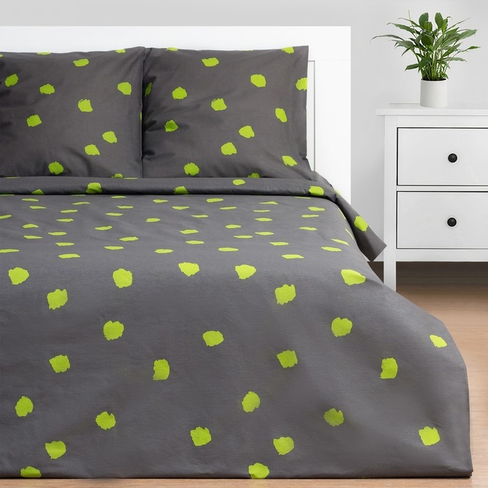 Постельное бельё Этель евро Постельное бельё Этель евро "Grey storm" 200*217 см, 220*240 см, 70*70 см - 2 шт,бязь 125 г/м2