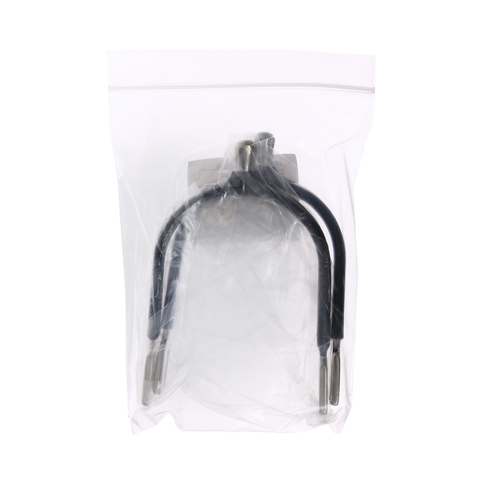 Шпоры с прямым шенкелем с резиновым покрытием 15 мм, черный, набор 2 шт Шпоры с прямым шенкелем с резиновым покрытием 15 мм, черный, набор 2 шт