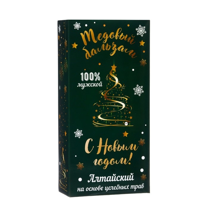 Новогодний медовый бальзам алтайский Новогодний медовый бальзам алтайский "Мужской", 250 мл