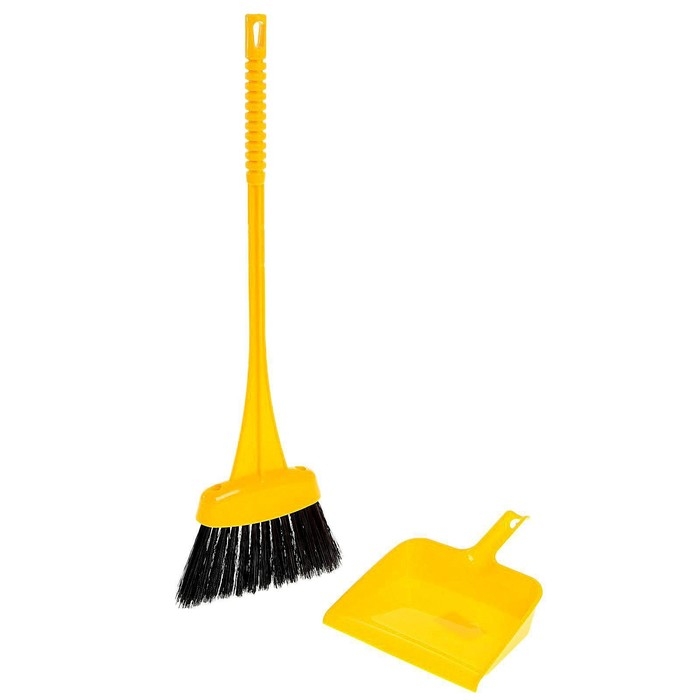 Набор детский &laquo;Мини&raquo;, веник, совок, МИКС