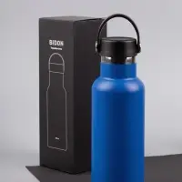 Термобутылка Bidon, синяя Термобутылка Bidon, синяя