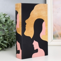 Сейф-книга дерево кожзам "Лица" 21х13х5 см Сейф-книга дерево кожзам "Лица" 21х13х5 см