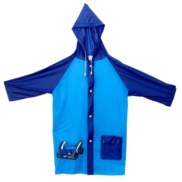 Дождевик детский &laquo;Машинка&raquo;&lrm;, размер M (110-120 см)