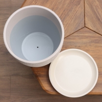 Горшок цветочный "Саванна белый бутон №7", 13 л Горшок цветочный "Саванна белый бутон №7", 13 л