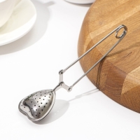 Сито для чая Доляна &laquo;Сердце&raquo;, 15,5 см